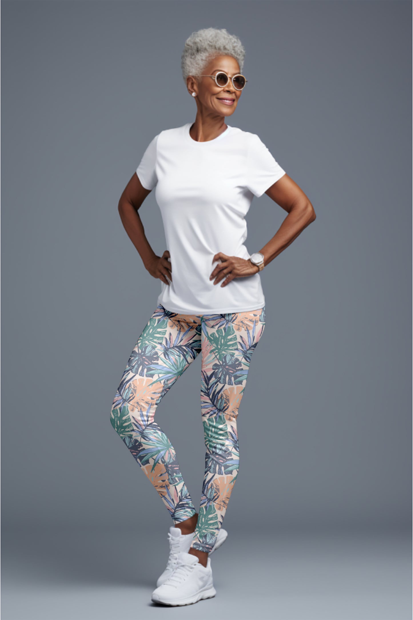 Pastel Paradise Leggings – Soft & Elegant Colors with Comfort