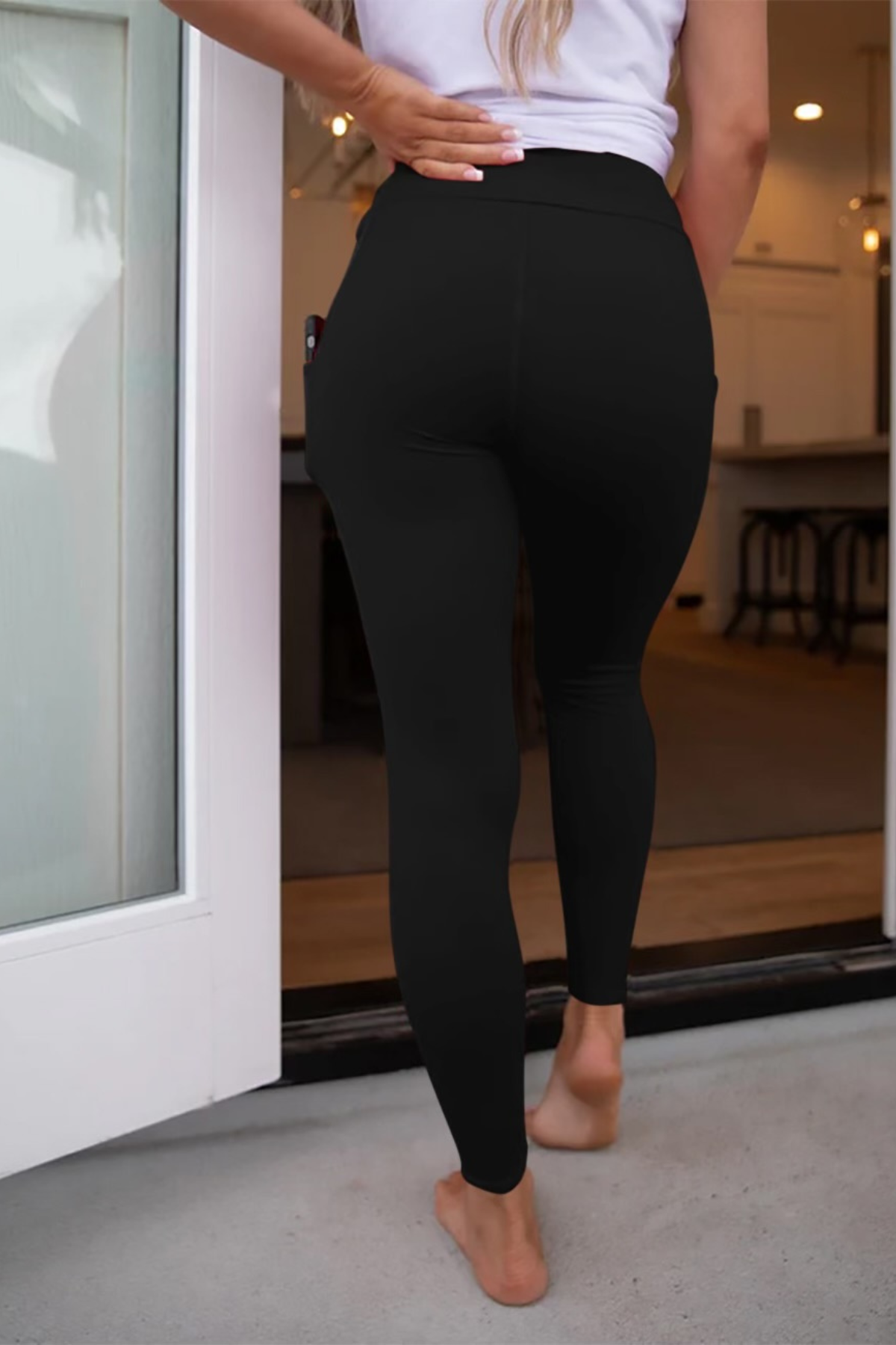 Solid Black With Pockets