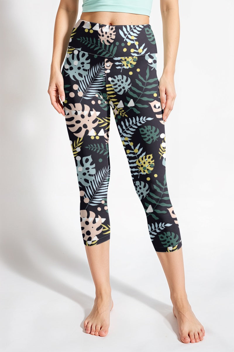 Botanical Eden Capris With Pockets