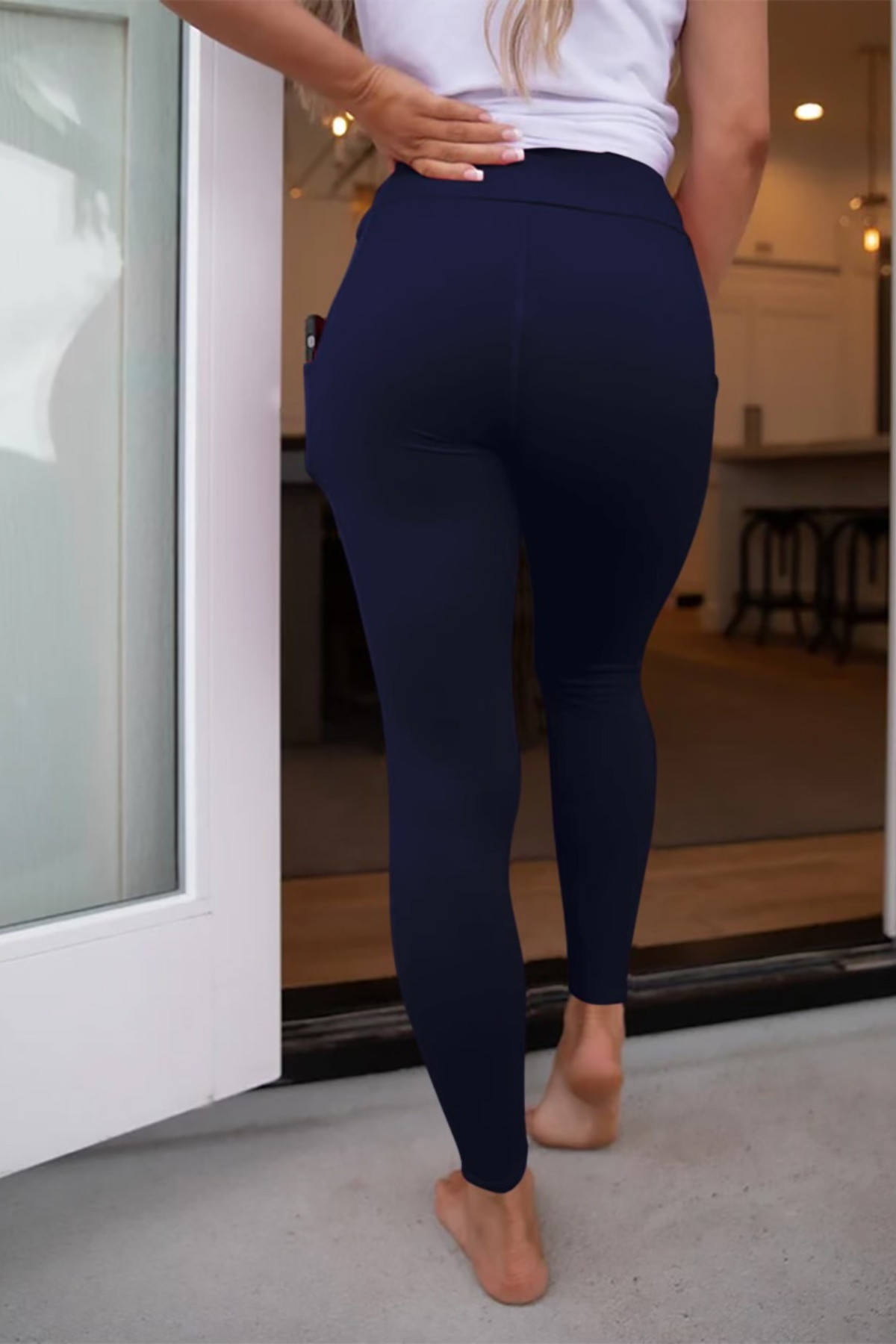 Solid Navy With Pockets