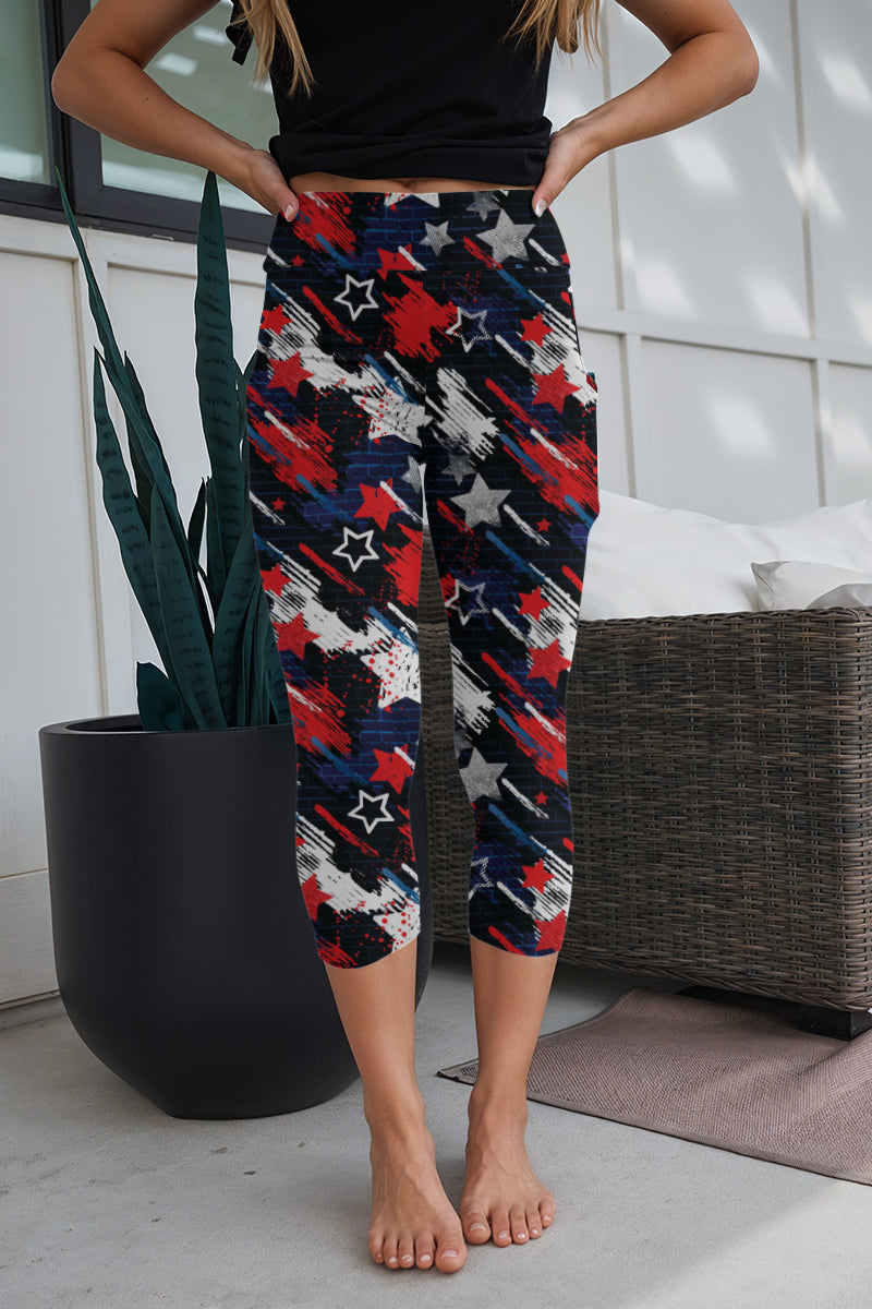 Urban Patriot Capris With Pockets