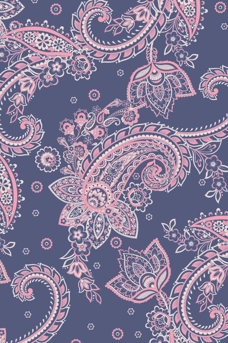 Pink Paisley Delight