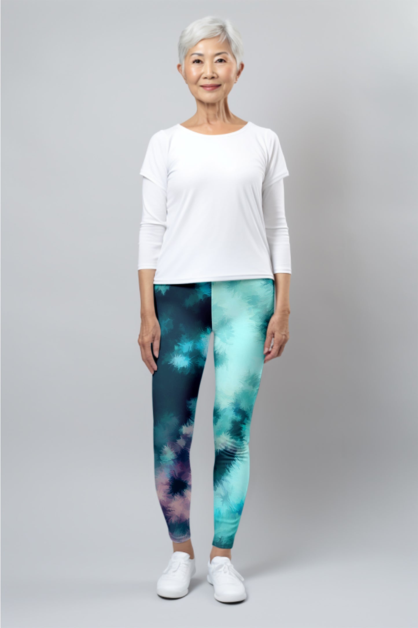 Aurora Awakening Leggings – Radiant Design for Eye-Catching