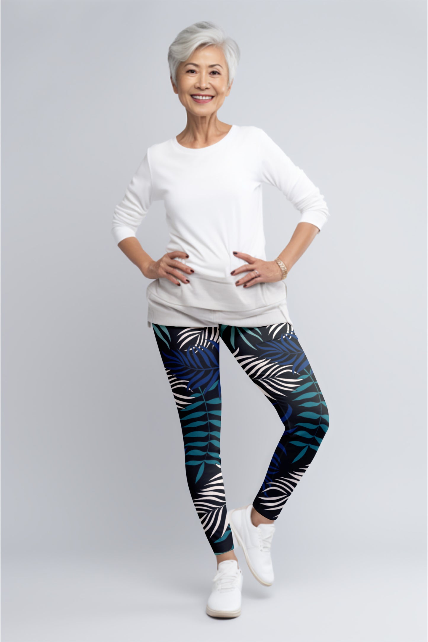 Palm Paradise Leggings – Tropical Comfort for a Relaxed Look