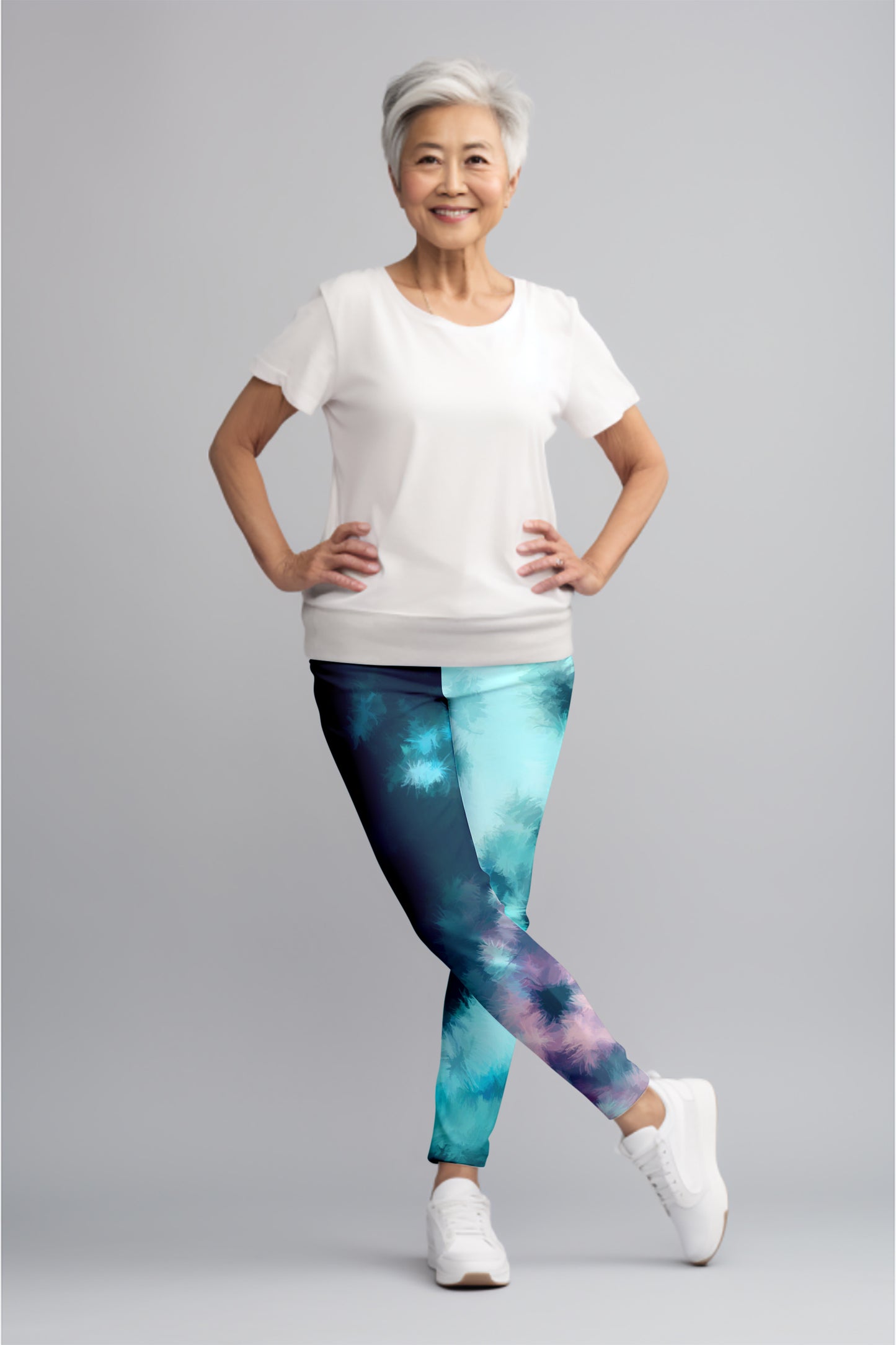 Aurora Awakening Leggings – Radiant Design for Eye-Catching