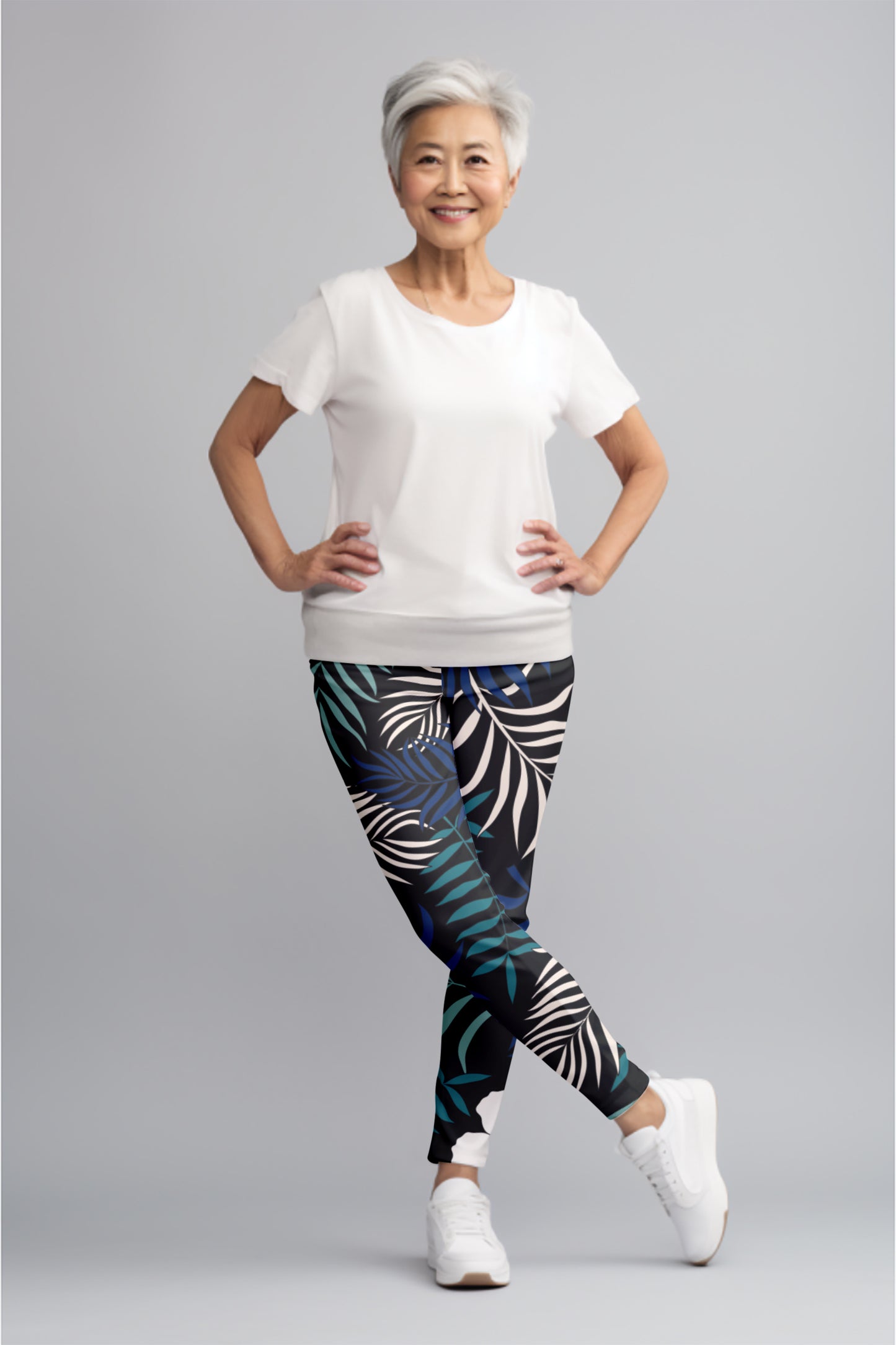 Palm Paradise Leggings – Tropical Comfort for a Relaxed Look