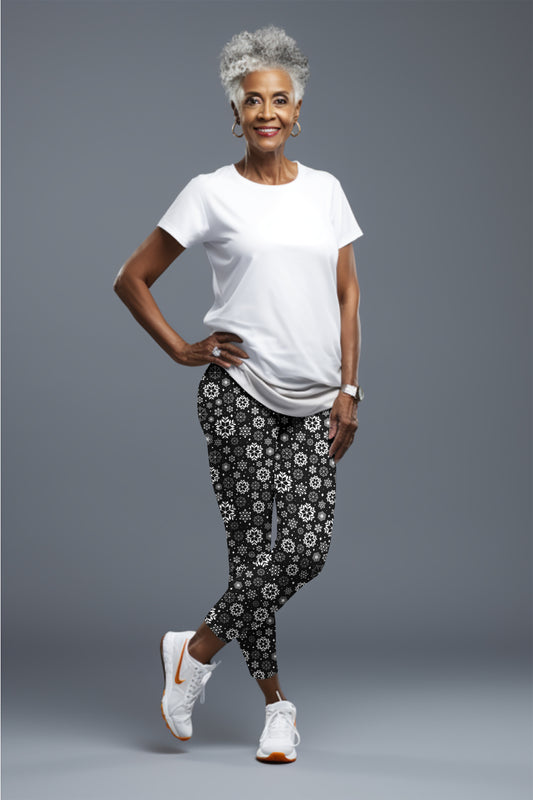 Black & White Snowflakes