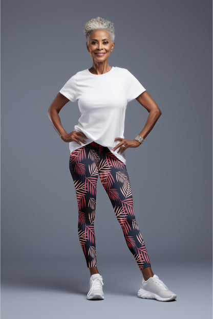 Tropical Twilight – Leggings with Exotic Style & Bold Look
