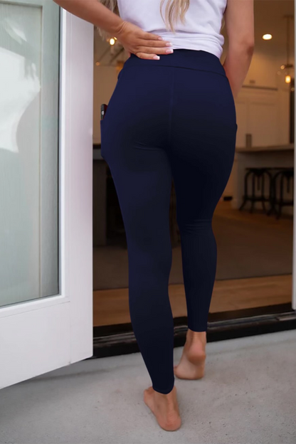 Solid Navy With Pockets