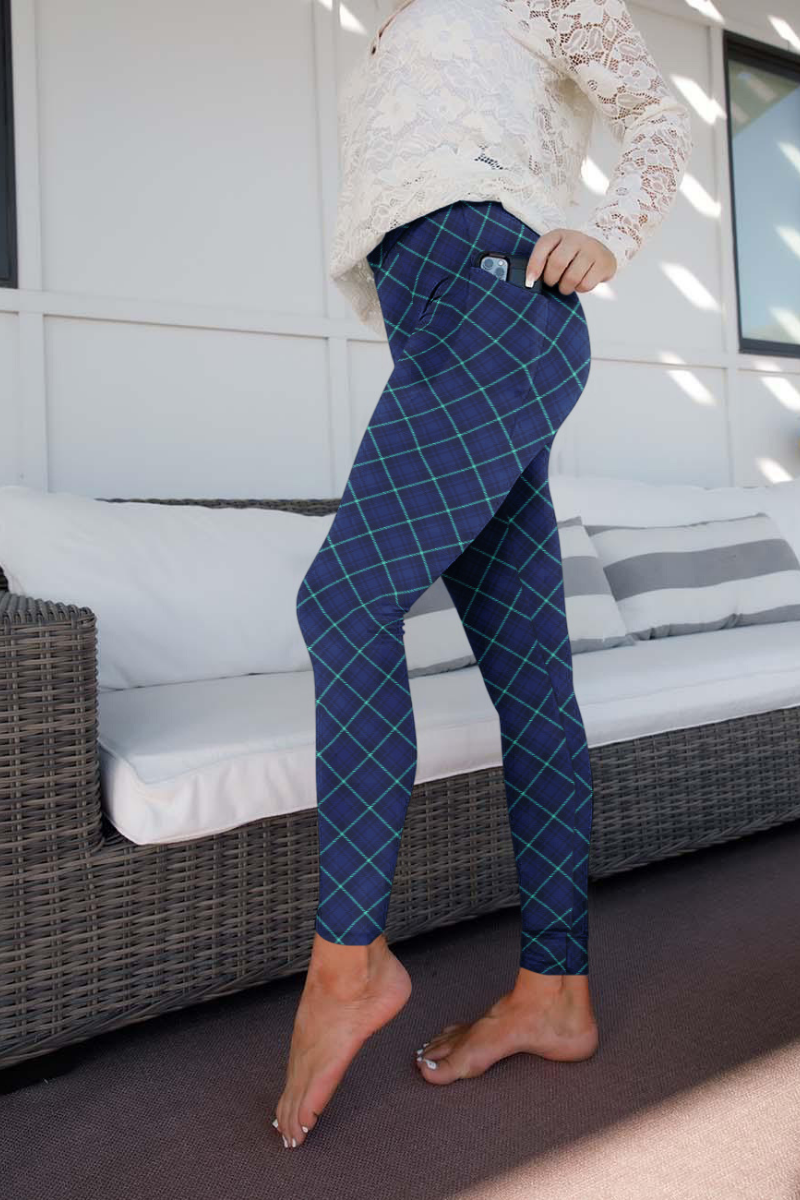 Diamond Plaid with Pockets