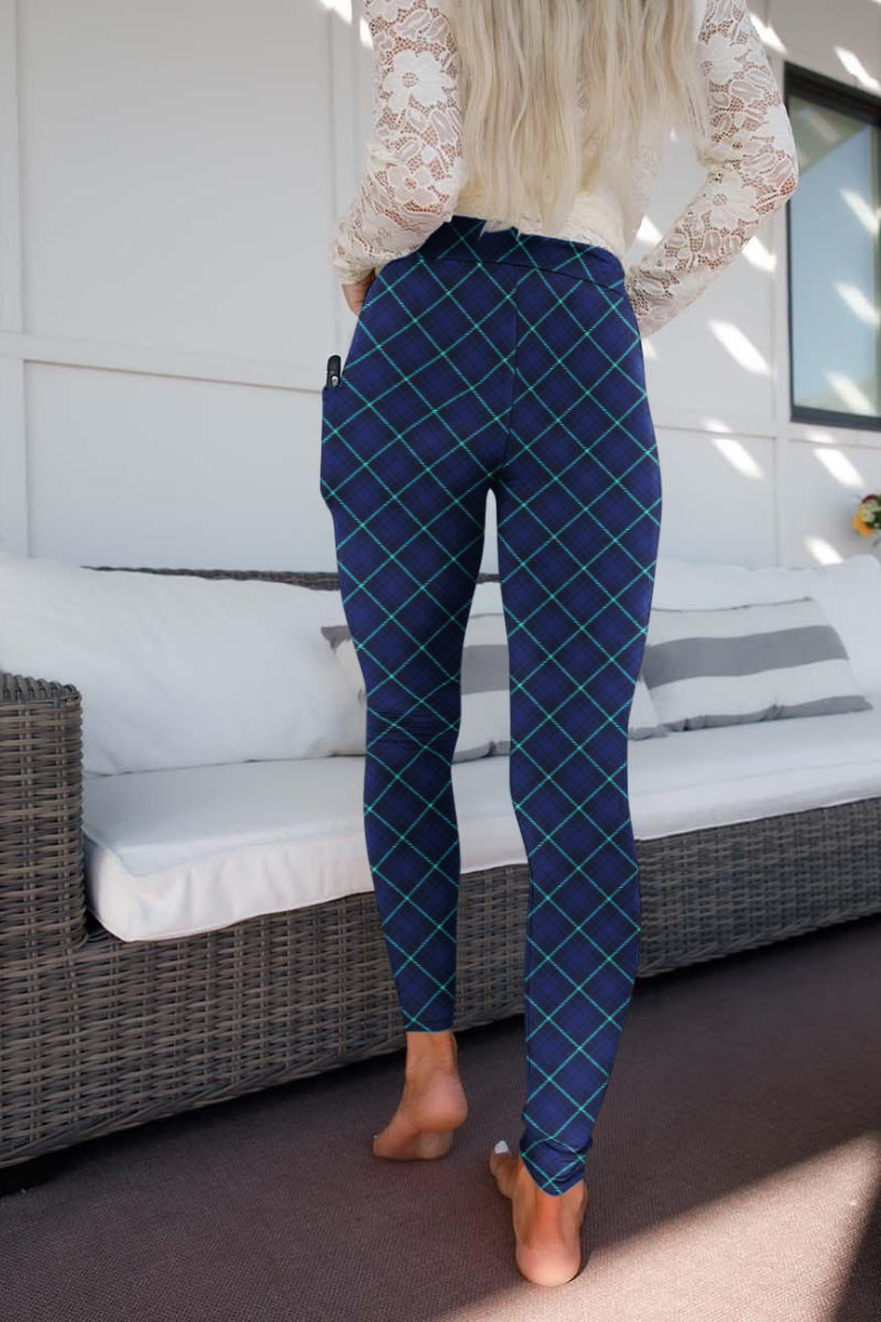 Diamond Plaid with Pockets