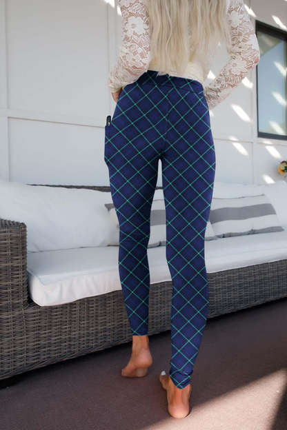 Diamond Plaid with Pockets