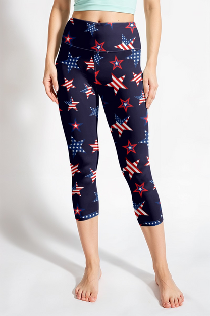 Twinkle American Star Capris With Pockets