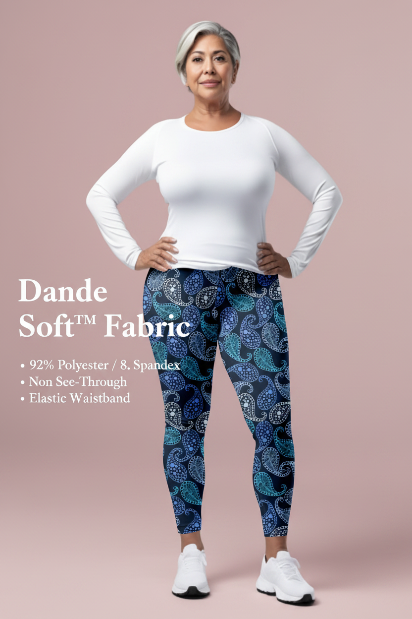 Blue Paisley – Full Body Product Image