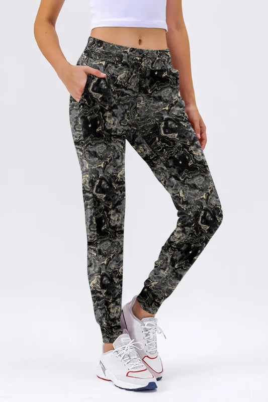 Midnight Marble Jogger