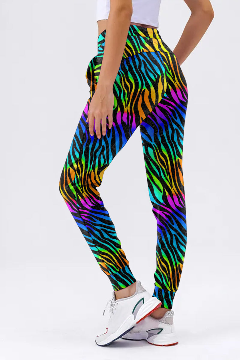 Rainbow Zebra Jogger