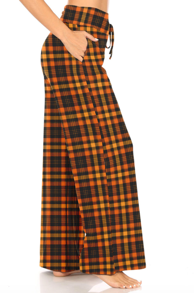 Pumpkin Plaid Lounger