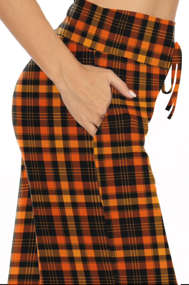 Pumpkin Plaid Lounger