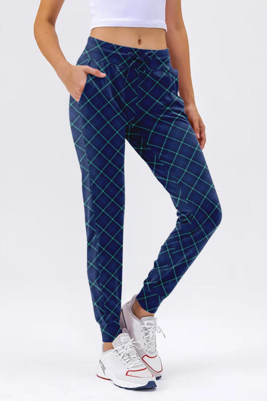 Diamond Plaid Jogger