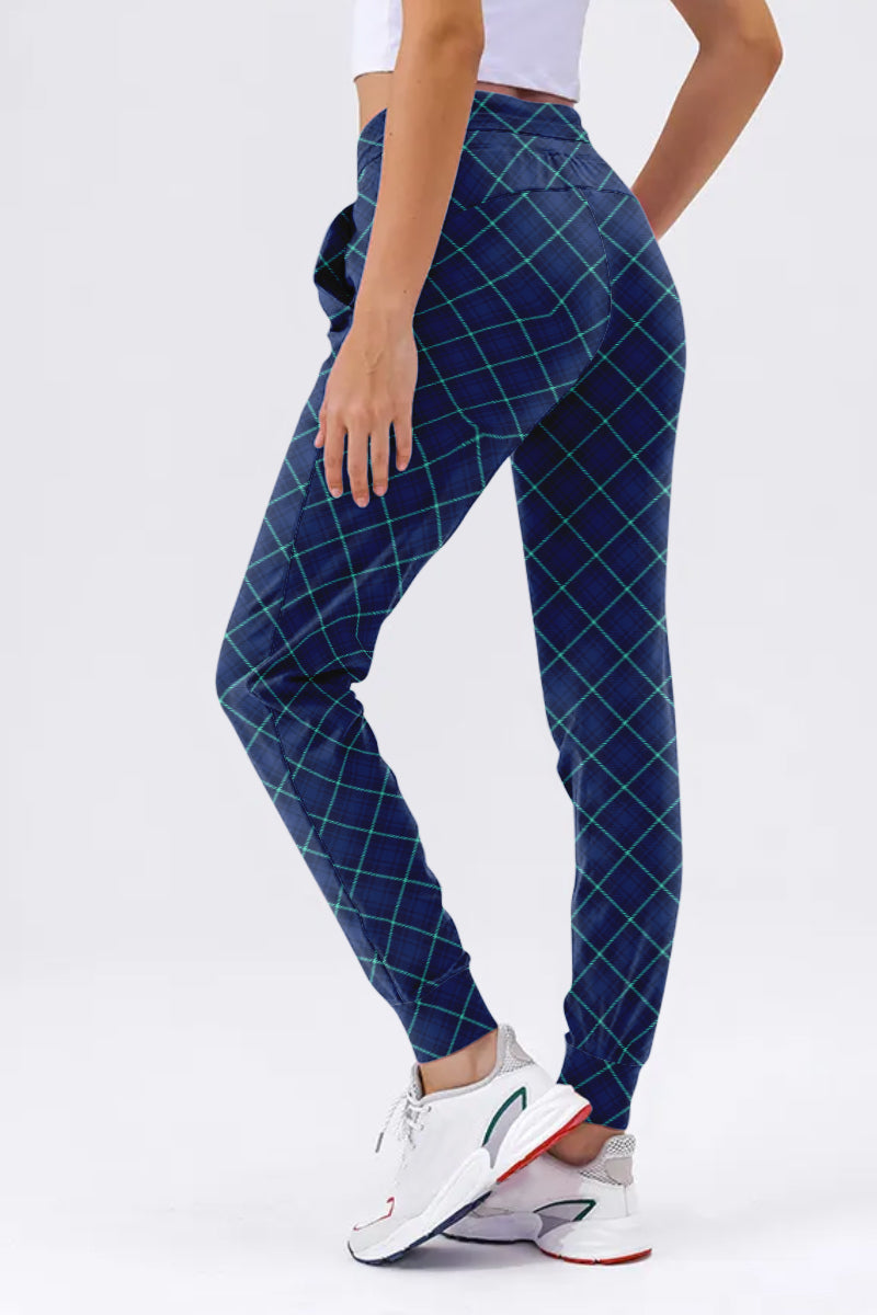 Diamond Plaid Jogger