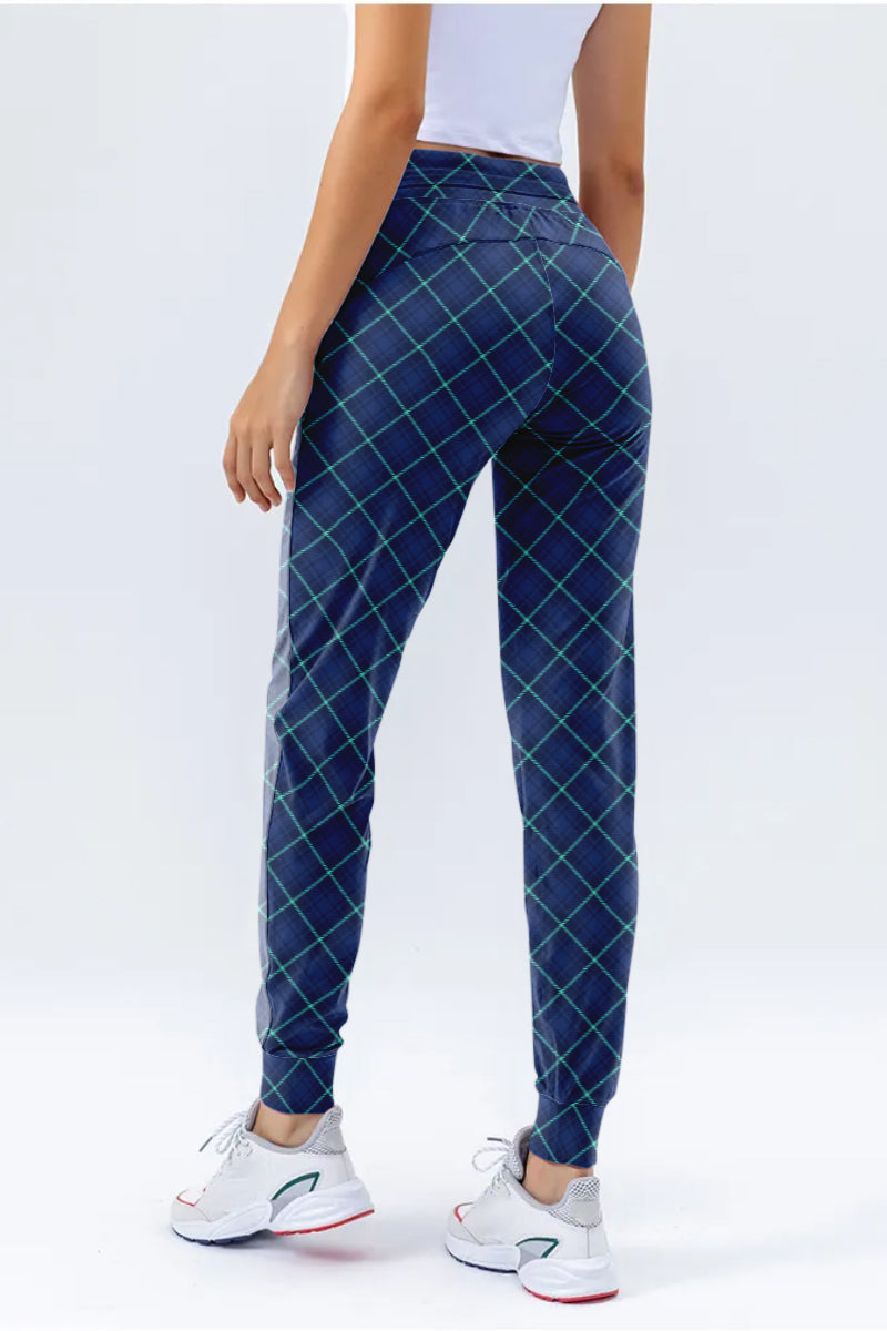 Diamond Plaid Jogger