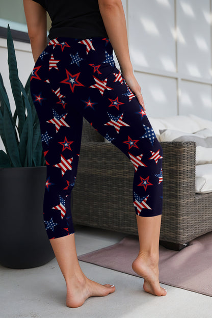 Twinkle American Star Capris With Pockets